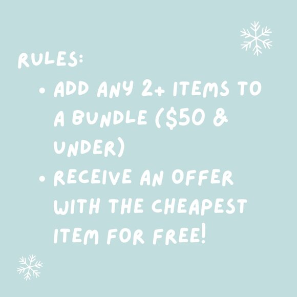 BOGO ALL ITEMS $50 & UNDER! - Picture 2 of 2